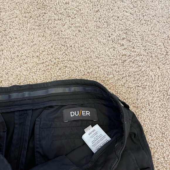 Duer black mens dress pants - Picture 2 of 4